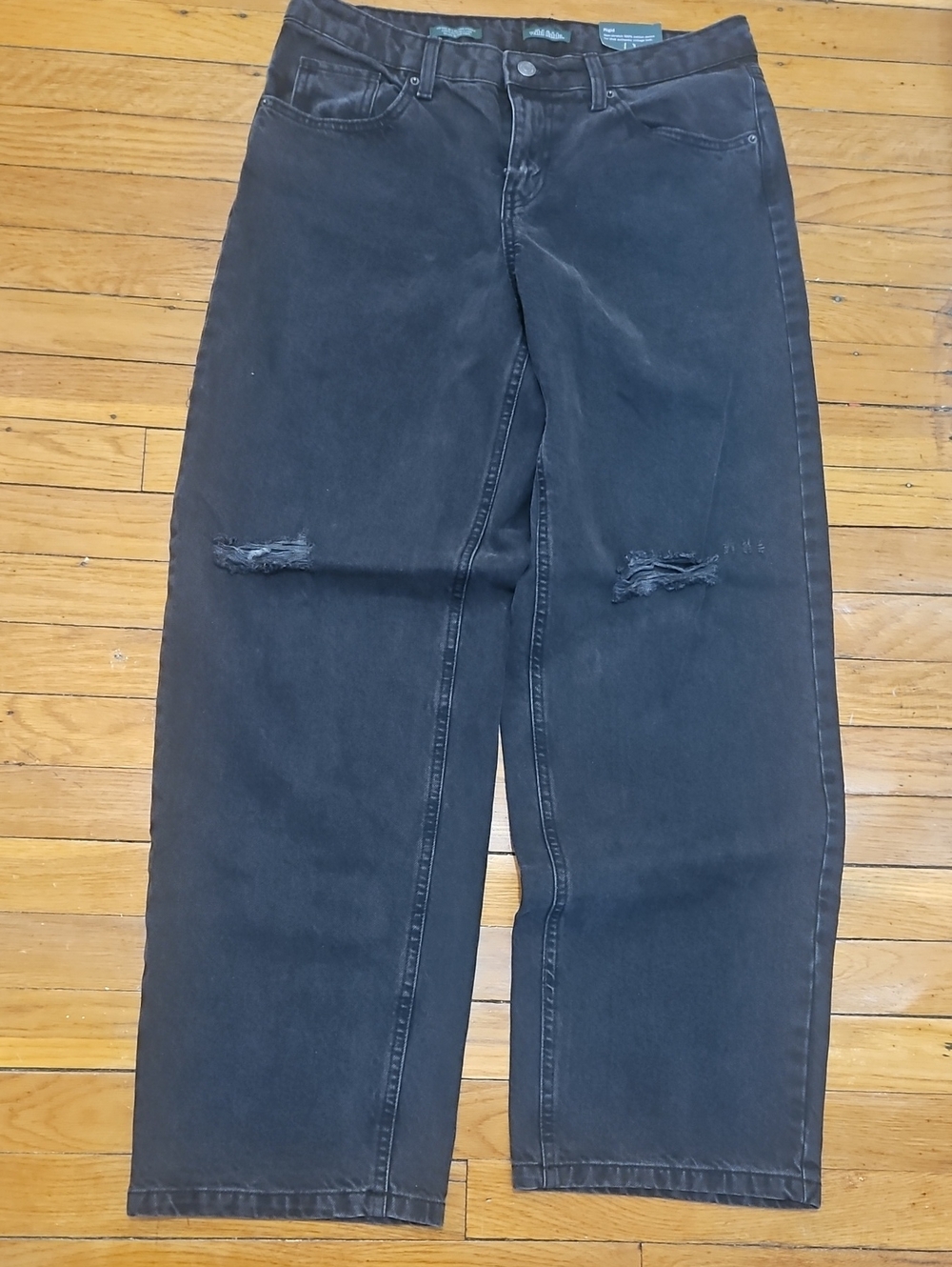 wild fable Black Relaxed Distressed Ladie's Jeans